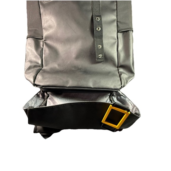 National Geographic Bag Expeditions Black Waterproof Backpack With Metal Logo - Picture 9 of 14